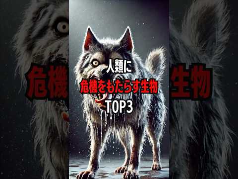 人類に危機をもたらす生物Top3 #狂犬病 #危険な動物 #感染症 #動物の脅威 #人類の危機