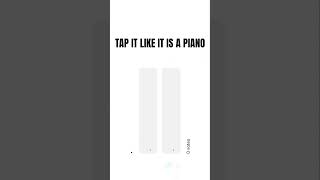 TAP IT LIKE IT IS A PIANO #piano #viralshorts #youtubeshorts #fypシ゚viral #shorts