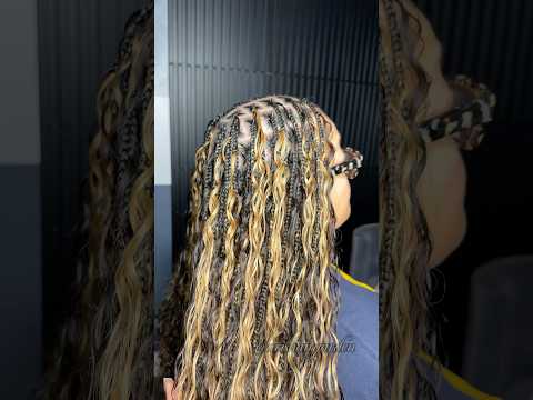 BORA BORA BRAIDS ✨🧚🏾 #bohobraids #braidstyles #hair #highlights #braids