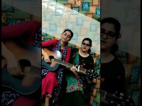 Radha kyun gori main kyu kalla| krishna bhajan with guitar #trendingshorts #guitarcover #bhajans