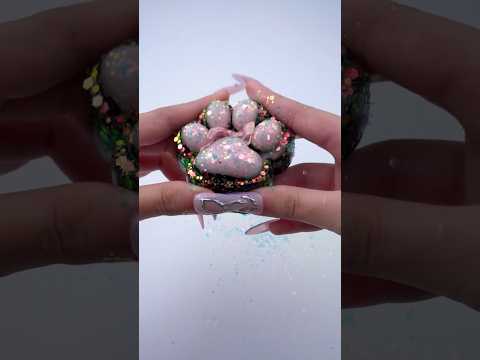 BUBU Unboxing Squishy 🐾🐾 Black Pink Cat Paw #squishy #satisfying #shorts