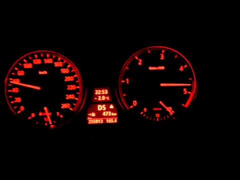 BMW 530D E60 0/100 KMH acceleration CHIPPED