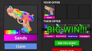 WHAT DO PEOPLE OFFER FOR THE NEW CHROMA SANDS IN MM2!?