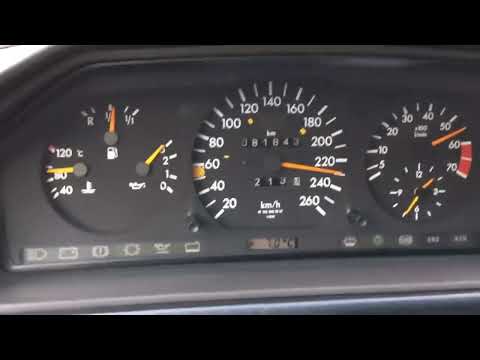 E500 W124  0 to 260 Km⧸h