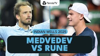 Daniil Medvedev vs Holger Rune Semi-Final Highlights | Indian Wells 2025