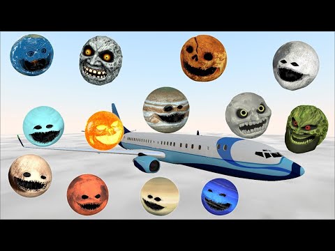 DESTROY ALL THE MOON WOKE UP COSMIC HORROR FAMILY in AIR PLANE Garry's Mod