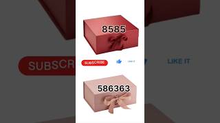 8585 vs 586363 Choose one box #gift#mystryboxchallenge #giftboxmystery#chooseyourgift#selectionbox