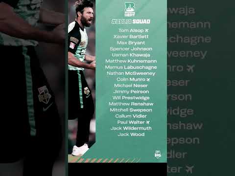 BBL 2025 Squad|#shorts #youtubeshorts #breakingnews
