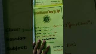 B.ed 1st year assignment file | practical file | 1st semester