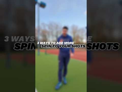 3 ways to add more spin to your shots #tennistips #tenniscoach #topspin #tennistrainer