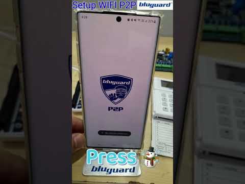 Blueguard alarm V16 Set setting P2p device complete video