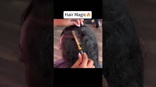 Hair Magic🔥🔥#hairstyle #explorepage #naturalhair #protectivestyles #fypシ゚viral #fypyoutube