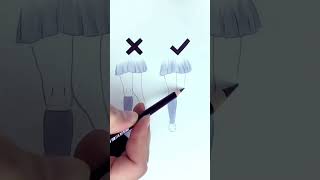 Right way to Draw legs | Easy girl's leg drawing tutorial #art #artwork #short  by Artshop