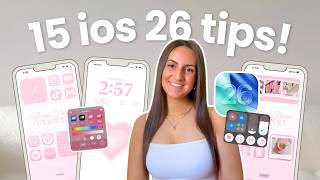 15 ways to customize your phone with iOS 26 (to make your phone aesthetic!!)
