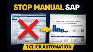 Stop Manual SAP Reports – Automate with Excel VBA (1 Click Solution)