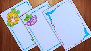 BORDER DESIGN/FRONT PAGE DESIGN/ASSIGNMENT DESIGN/FLOWER DESIGN/PROJECT WORK DESIGN/FILE DECORATION 