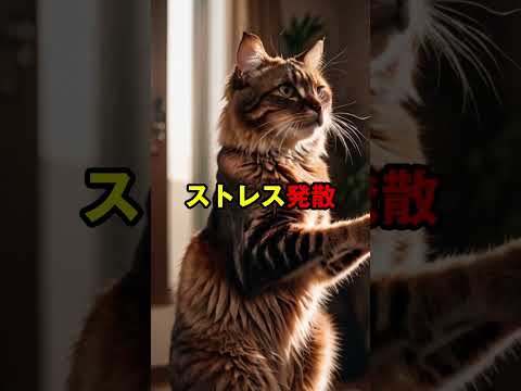 猫が爪を研ぐ理由とその不思議な行動5選 #猫 #爪研ぎ #不思議 #雑学知識 #5選 #猫好き #豆知識 VOICEVOX:青山龍星