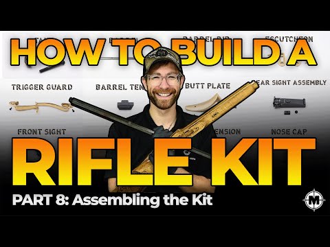 How to Build a Muzzleloader Rifle Kit, Part 8: Assembling the Kit #kitbuild  #muzzleloaders