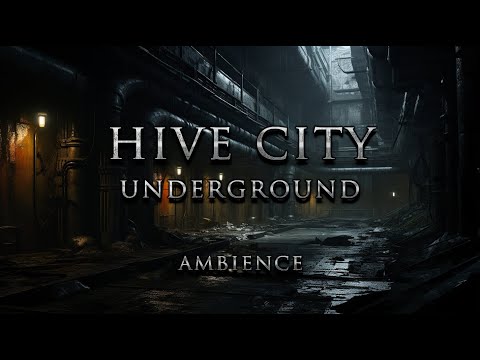 Hive City Underground | Dark Ambient Sounds of a Dystopian City's Belly for Reading, Relaxing.