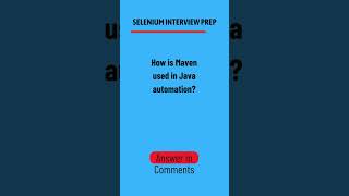 How is Maven Used in Java Automation? 📦⚙️ | Quick Guide! #Shorts #testspectrum #2025