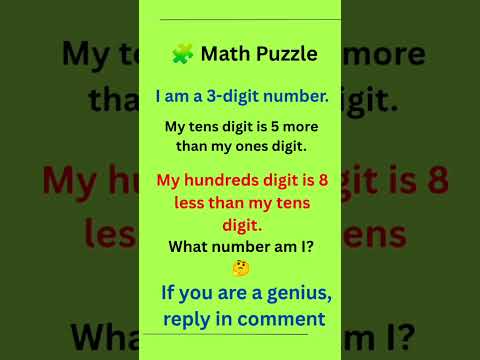Answer This If You're a Genius!#MathsPuzzle  #BrainChallenge  #GeniusTest  #PuzzleTime