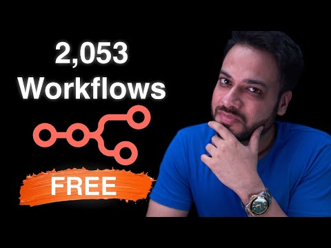 Download 2,053 n8n Workflows FREE