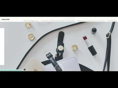 Fashion showcase webdesign🎥