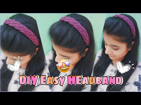 How To Make Stylish Hair Band Using Old Cloth | DIY Easy Headband | Beautiful Handmade Hair Band