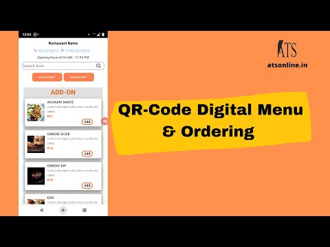 Digital QR-Code Menu and Ordering for Restaurant and Hotels. #digitalmenu #restaurantmenu
