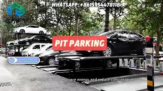 Pit lifting parking system