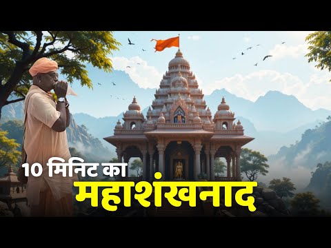 10 मिनिट का महाशंखनाद बजते ही मंदिर में गूंज उठा आध्यात्मिक नाद | काळा मारुती मंदिर शिंगनापुर