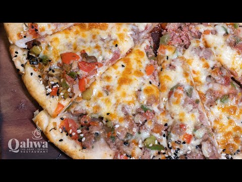 Qahwa Special Pizza by Chef Ayhan Gisi, Istanbul | Qahwa The Arab Kerala Restaurant