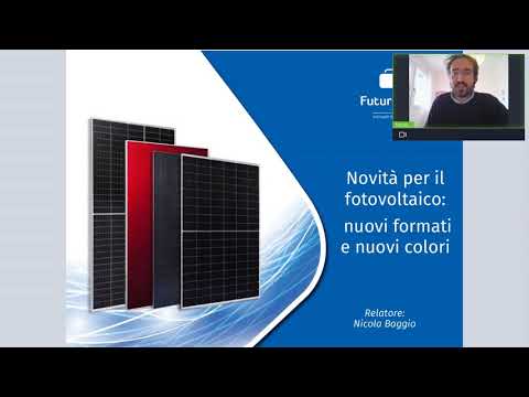 Webinar:  Novità per il fotovoltaico Nuovi formati e nuovi colori