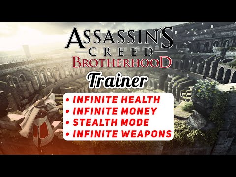 Assassin's creed brotherhood V1 Trainer | Inf. Health | 2022 | Download link