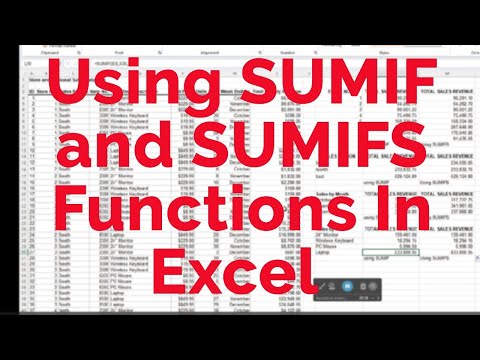 Using SUMIF and SUMIFS Functions In Excel to Summarize Data