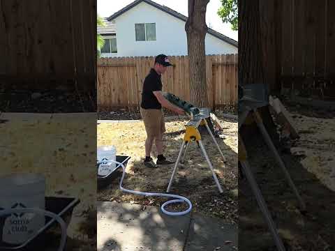 Sluice setup #diy #goldmining #goldfever #sluice #sluicebox #cleanup #asmr #gold #mining #day  #1k