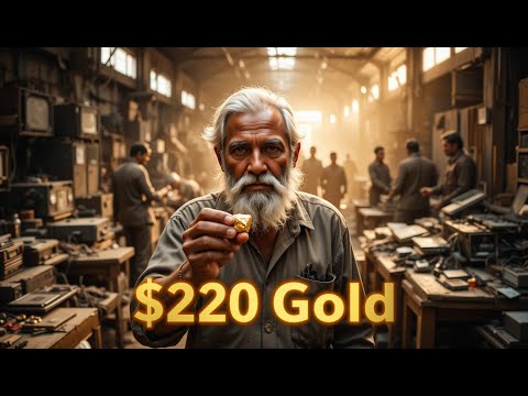 24k Gold Recovered from E Waste | Amazing Process of Gold Recovery