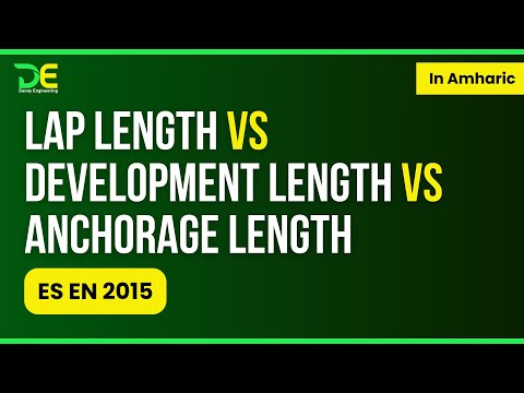 Difference b/n lap , development and anchorage length of Re-bars according to ES EN 2015 Eurocode