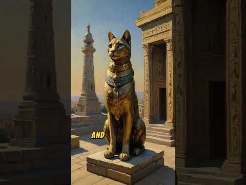 The Divine Cat Goddess Bastet #ancient #egyptian #egyptianarchitecture #egyptianpharaoh