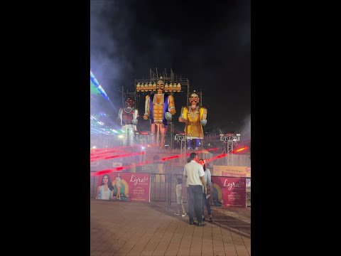 Dussehra 2023 | Ravana dahan at Central Park in Saltlake, Kolkata | Fireworks | Vijay Dashmi | Ravan