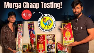 Diwali Cracker Testing with Cock Brand | Crazy Reactions & Fireworks 🧨
