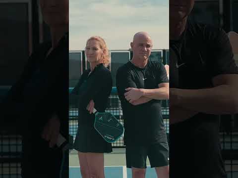 🥰 Steffi Graf and Andre Agassi LOVE STORY #agassi #pickleball #shorts