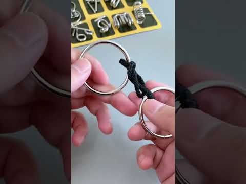 double circle rope untying game #puzzle