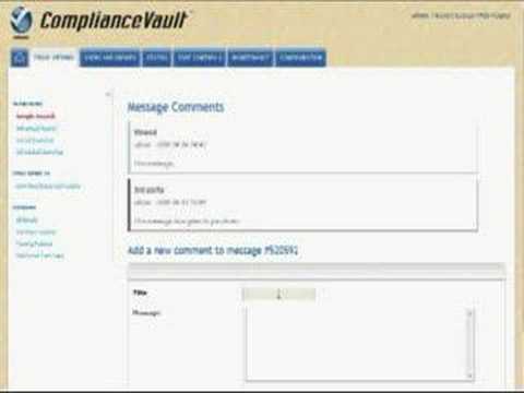 ComplianceVault Advanced Search Features