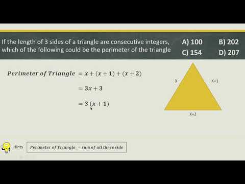 Perimeter of Triangle  01 | Geometry | Grade 7-8 | Math challenge