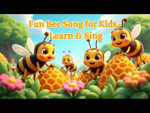 Busy Little Bees Song for Kids | Fun Learning Summer Song with Nature & Teamwork