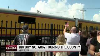 Big Boy train stops in Lexington