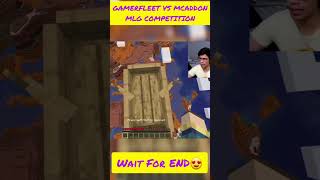 @Mcaddon vs @AnshuBisht Clutch COMPILATION #shorts #minecraft #minecraftclutch #mlg #gamerfleet