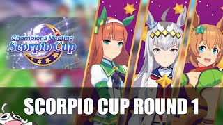 [Uma Musume] Scorpio Cup CM8 Day 1