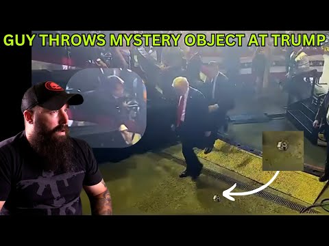 Guy Throws Mysterious Object at Trump and Secret Service Does THIS